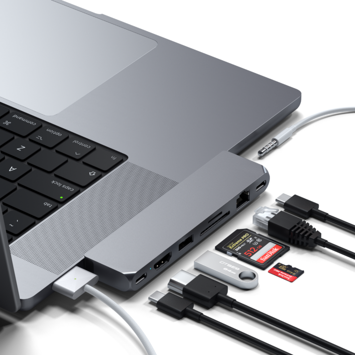 사테치 C타입 8in1 USB4 맥북 프로 초고속 멀티 허브 맥스