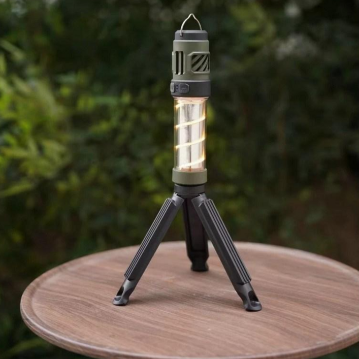 Fowod 옥외 캠핑조명 충전식 LED 휴대용 접이식 램프 모기퇴치 다용도 후레쉬 작업등