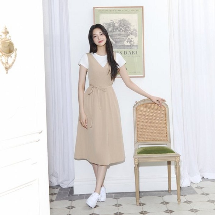 잇미샤 24 슬리브리스 레이어드 원피스 ITO8ZOP720152192