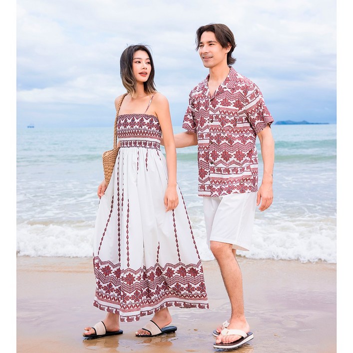 두근비치 신혼여행 커플룩 바캉스 원피스 휴양지 커플룩 허니문 커플룩 에스닉 원피스 동남아 커플룩 바캉스룩 비치 커플룩 허니문 원피스 허니문룩 동남아 여행룩 보헤미안 원피스 여행옷
