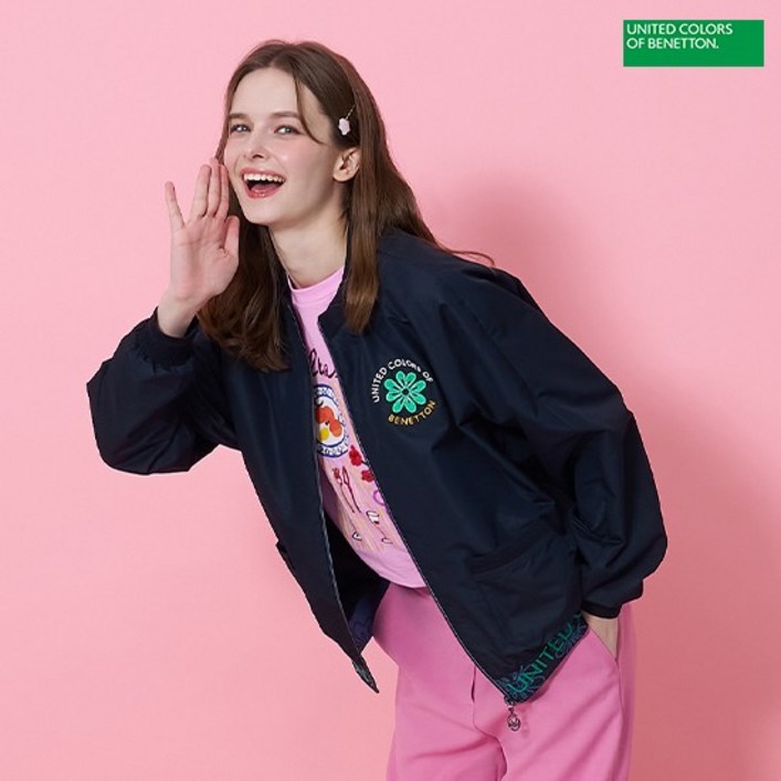 베네통 129,000원25SS 시그니처 샤인 점퍼 여성용 715928