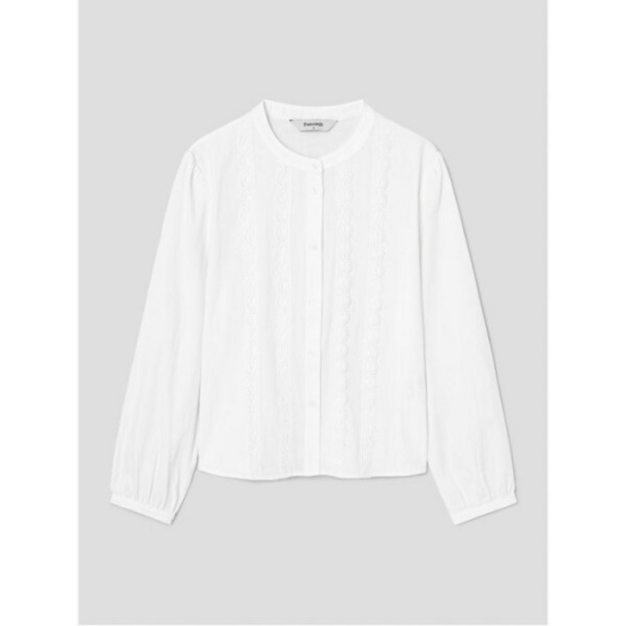 에잇세컨즈. 에잇세컨즈 도비 레이스 블라우스  화이트 356264WM41