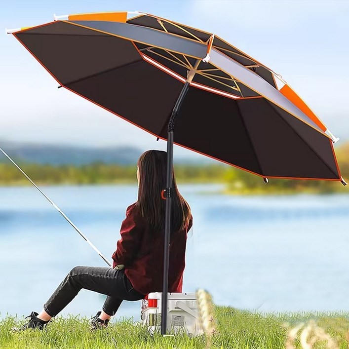 시스슈 각도조절 낚시파라솔 이층 파라솔