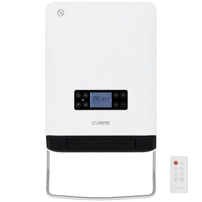 까르페 스마트 욕실 히터 PRO 벽걸이형 24시간 켜짐꺼짐 예약 쾌속발열 무타공 방수 LED 스크린터치 멀티 PTC 온풍기무선리모컨수건걸이 증정