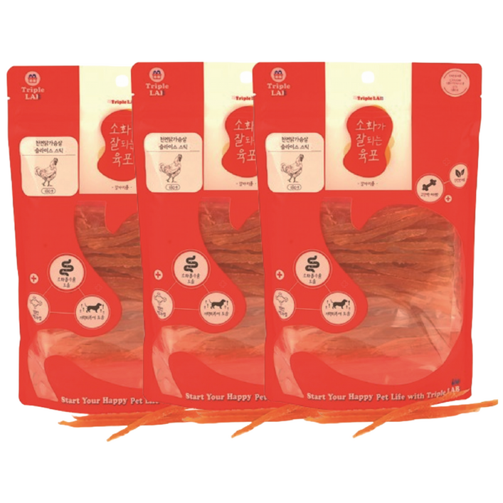 Triple LAB 강아지간식 소화가 잘되는 육포