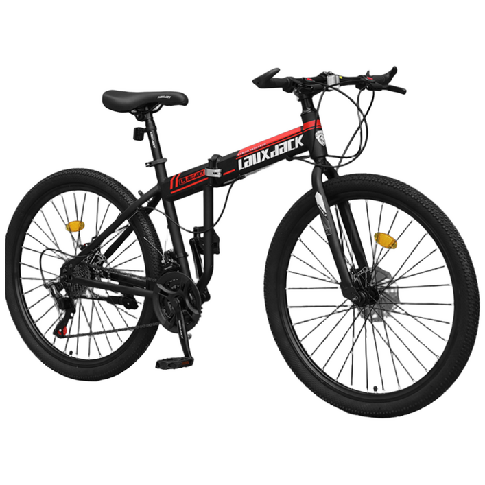 트래블라 MTB 산악 자전거 접이식 엠티비 출퇴근 서스펜션 사이클 입문용, C. 블루화이트, 1개