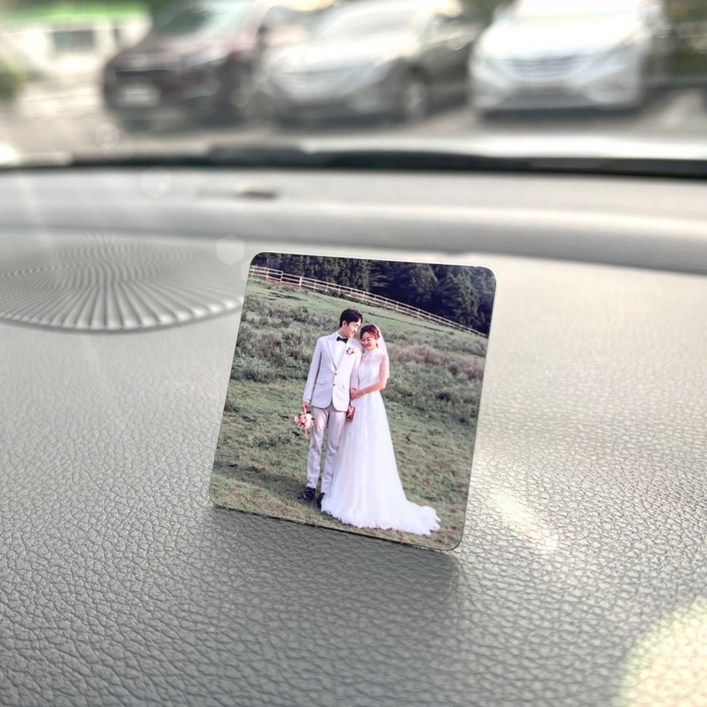 21 메탈 차량용 액자 자동차 사진 걸이 미니 포토 1개수량