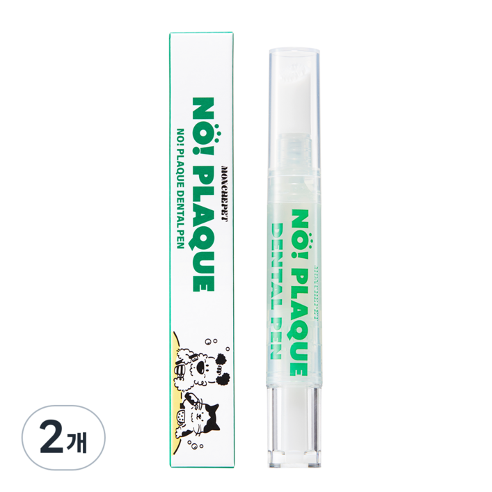 몽세펫 강아지 고양이 올인원 칫솔 치석입냄새제거 치약