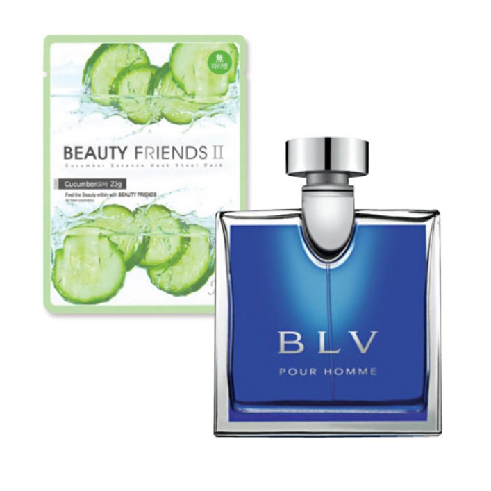 마스크팩+불가리 블루 옴므 EDT 100ml 사은품증정
