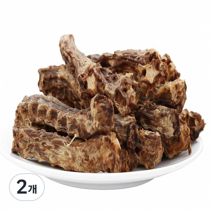 국내산 강아지 수제간식 오리목뼈 대용량 반려견 치석제거 무방부제 개껌 개맛도리, 1kg, 2개, 오리