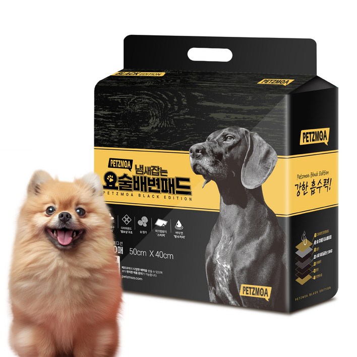 페츠모아 냄새잡는 요술배변패드 표준형 레몬향