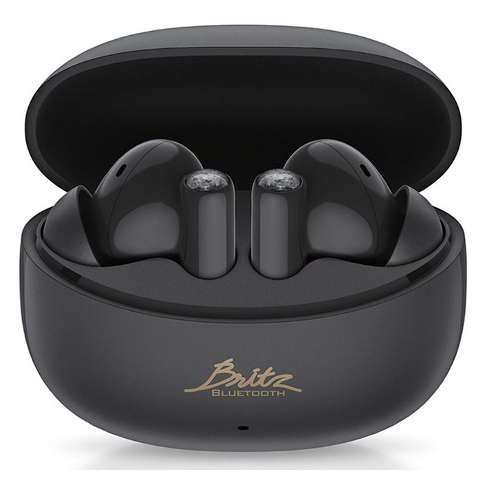 브리츠 노이즈캔슬링 무선 블루투스 v5.3 이어폰, AcousticANC7, 블랙, 23시간, 방수가능, AcousticANC7, 블랙
