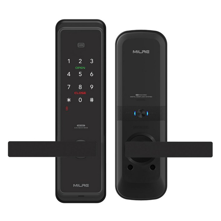 밀레시스텍 무타공 스마트 도어락, MEM57S, 방문설치