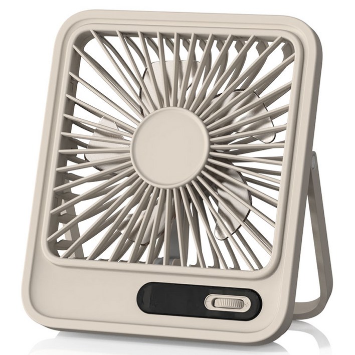 하이온 탁상용 슬림 선풍기, H45, 베이지