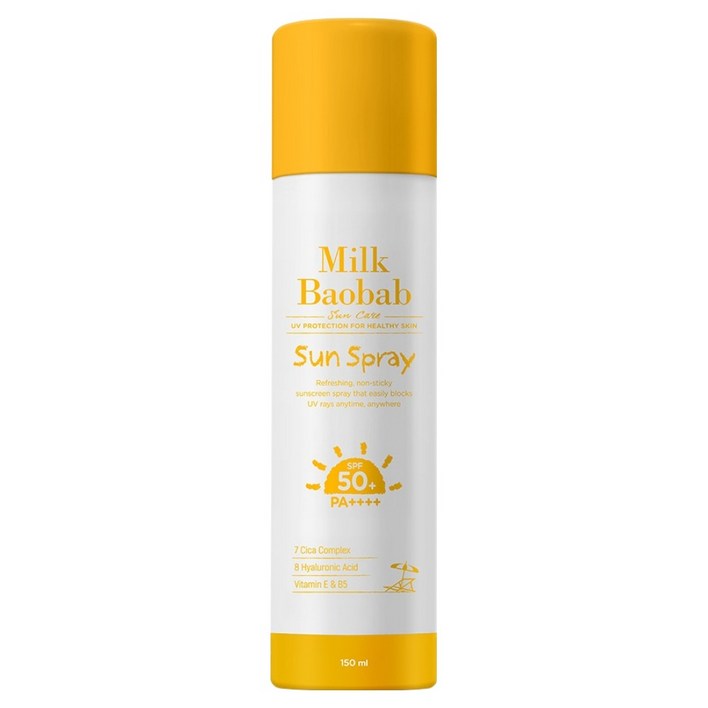 밀크바오밥 선스프레이 SPF50+ PA++++, 1개, 150ml