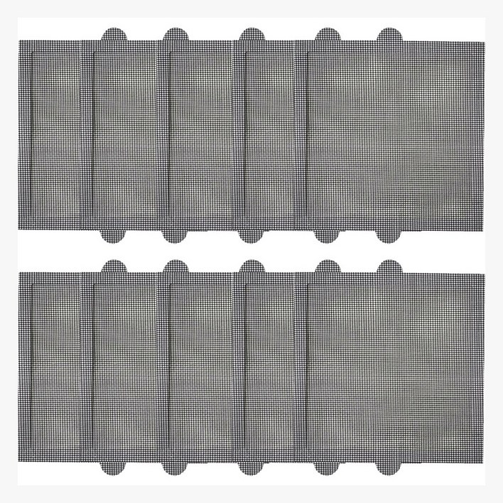 생활꾸밈 사각사각 배수구 거름망 10p, 10개, 그레이