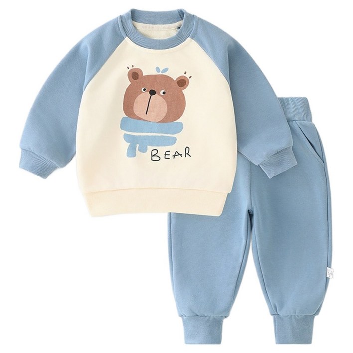 베베니즈 캐주얼 쭈리 맨투맨 + 바지 세트