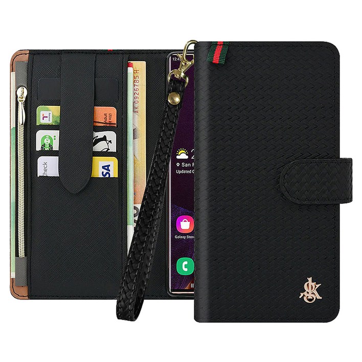 아이엔픽 베르올 지퍼월렛 스트랩 지갑형 다이어리 휴대폰 케이스