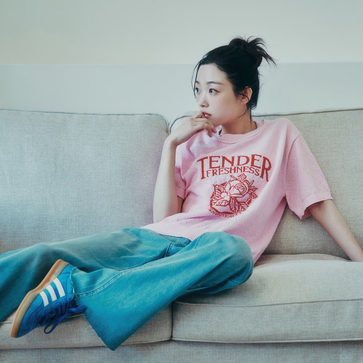 쥬시쥬디 여성용 부클자카드 니트 JZKT321E