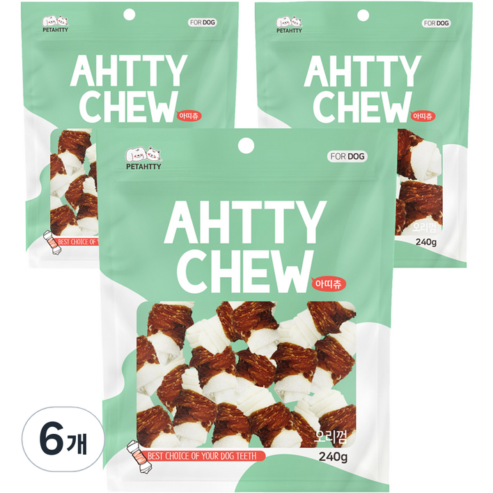 강아지 아띠츄 딩고 오리우유껌 소형 240g, 오리 우유 혼합맛, 240g, 6개 강아지 아띠츄 딩고 오리우유껌 소형 240g, 오리 우유 혼합맛, 240g, 6개