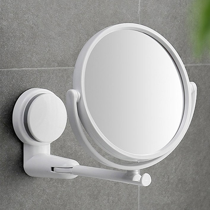 모나코올리브 럭스 무타공 540도 회전 확대 양면 욕실용거울