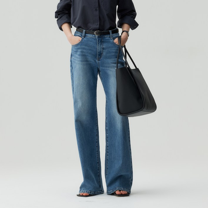 마인드브릿지 여성용 와이드 데님팬츠 MZDP0204