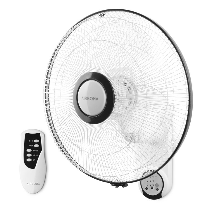 에어보나 리모컨 벽걸이 선풍기