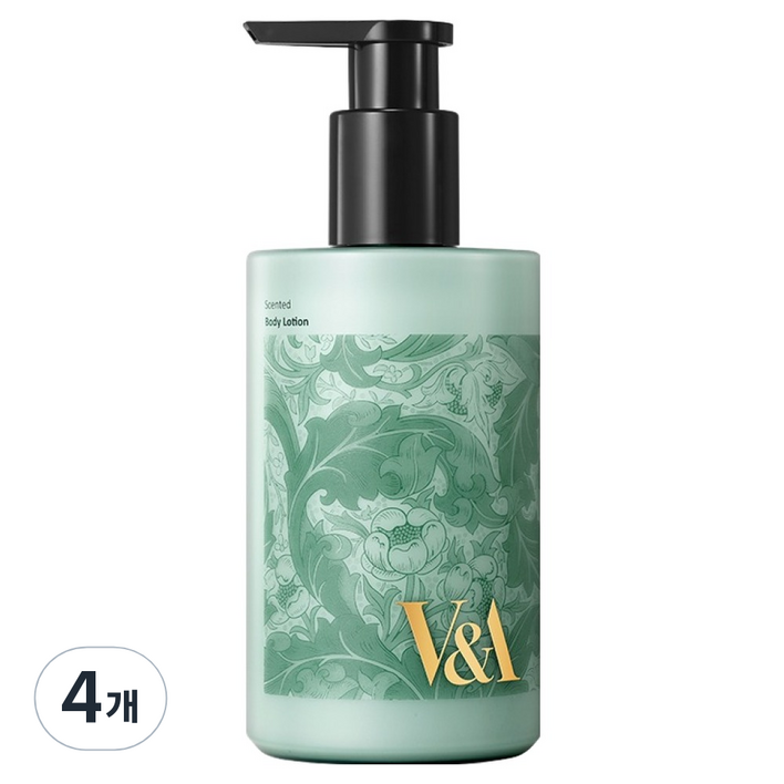 브이앤에이뷰티 센티드 바디로션 프레쉬부케, 4개, 450ml