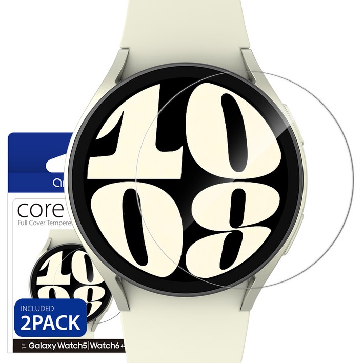 아라리 갤럭시 워치 9H 고강도 풀커버 강화유리 액정보호필름 40mm
