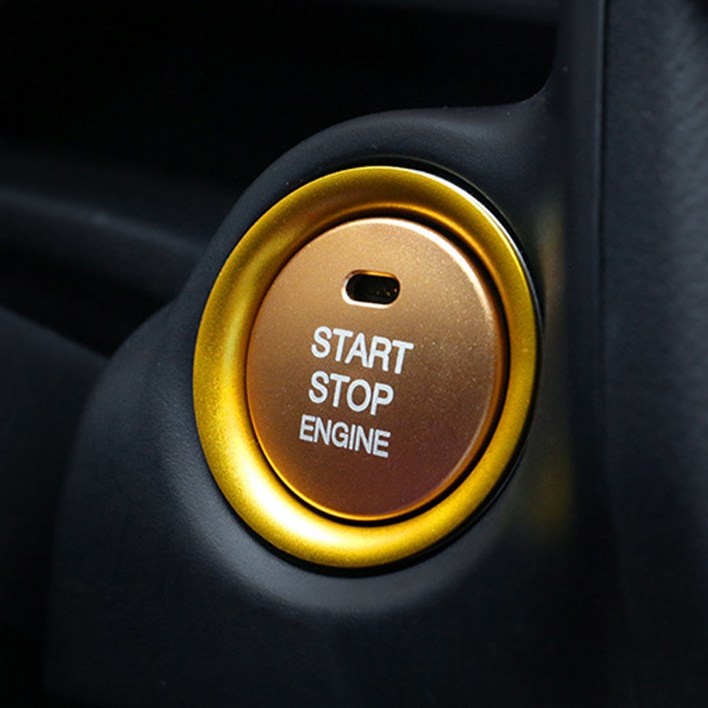 리버폭스 차량용 부착식 몰딩 스타트 버튼 커버