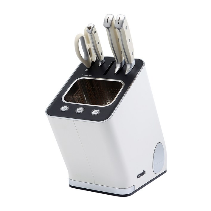 쿠진본사 나이프케어 시즌2 살균건조기 칼갈이  칼세트, 크림화이트칼세트, 나이프케어2