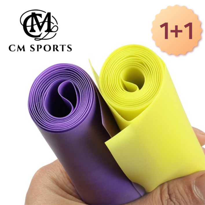 라텍스 고무 스트레칭밴드 요가 헬스 근력운동 스포츠 탄력밴드 0.35mm / 1+1 행사, 2개
