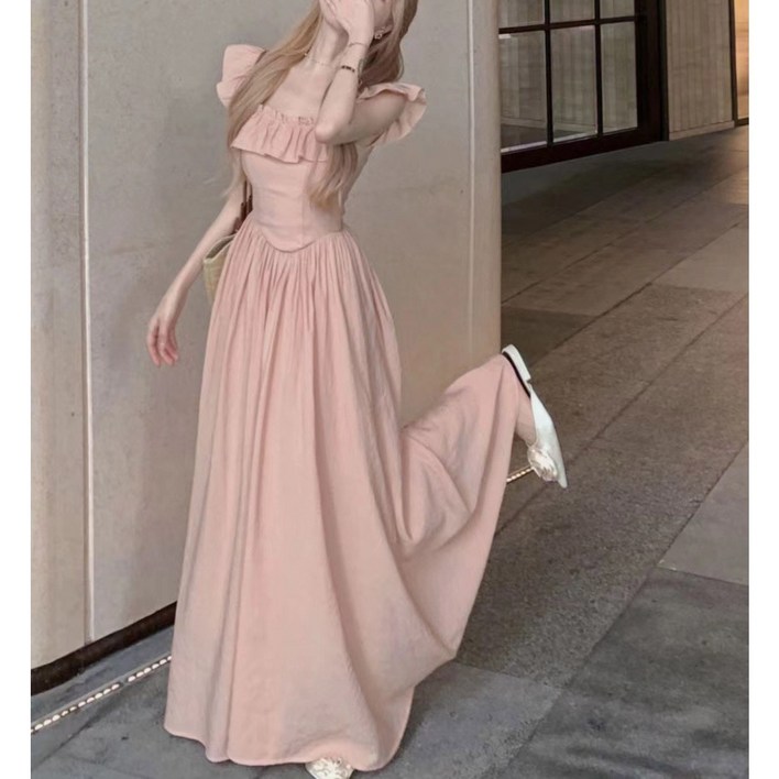 카밀라쇼룸 사랑스러운 공주님 분위기 디자인 롱 프릴 공주 원피스