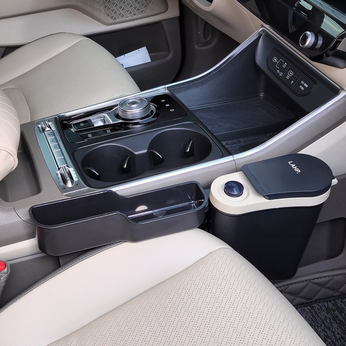 라프 기아 카니발 3세대 4세대 호환 쓰레기통사이드포켓 수납함, 1개, 카포켓다크그레이수납함휴지통논슬립패드뒷좌석휴지통