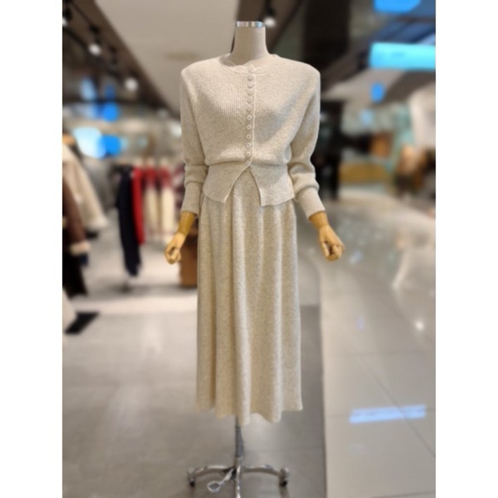 ab.fz 마쥬 로맨틱 겨울 니트가디건 스커트 세트 (ABXA1HYZ1HSZ1A) US