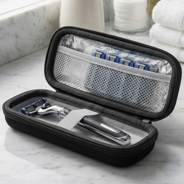 라워스 대용량 수동 면도기 파우치