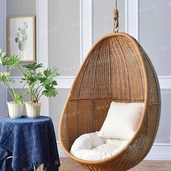 라탄 그네의자 바구니 체어 스윙 해먹
