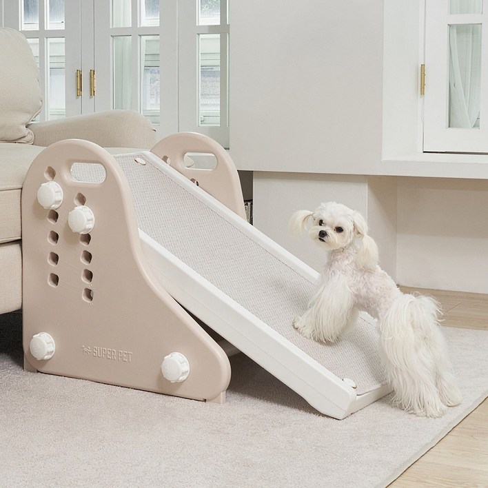 슈퍼펫 강아지계단 논슬립 슬라이드 높이조절 고업스텝