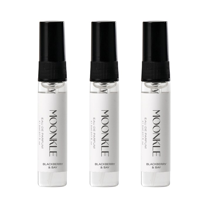 뭉클 블랙베리 앤 베이 니치향수 미니어처, 3개, 5ml
