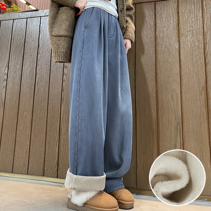 스토리원 겨울버젼출시 여성 핀턱 와이드핏 밴딩팬츠 바지 WMSSBT037