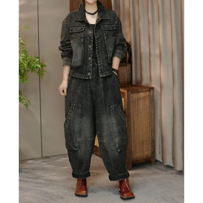 슈퍼픽 대고상하세트 흔하지 않는 데님 세트