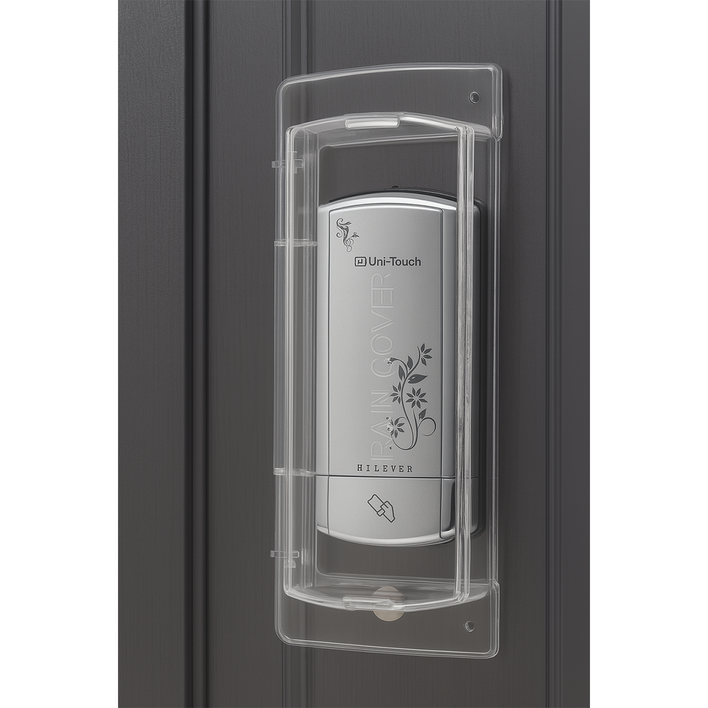 도어락 레인커버 보조키형 샤시문 유리문 디지털 번호키 방수커버, 1개, RC 2보조키샤시문대문용