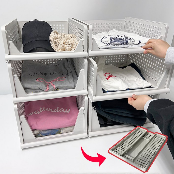 하이어데코 슬라이딩 옷정리 선반 옷장 정리 트레이