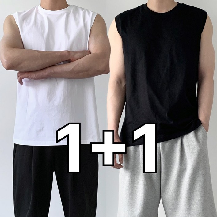 면100 미제이 남자 민소매 티셔츠 오버핏 나시 11 면100 미제이 남자 민소매 티셔츠 오버핏 나시 11