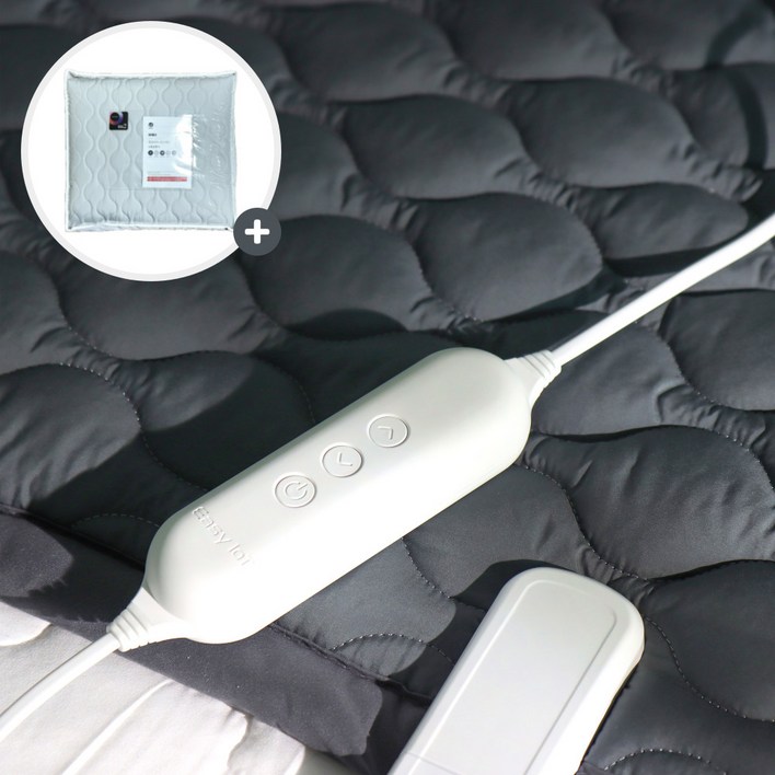 전자파없는 26년형 한일의료기 x 오테너 IOT 그래핀 탄소매트 특허받은 20온스 두툼한 카본매트, 04. 킹 분리난방 160x200, 딥네이비