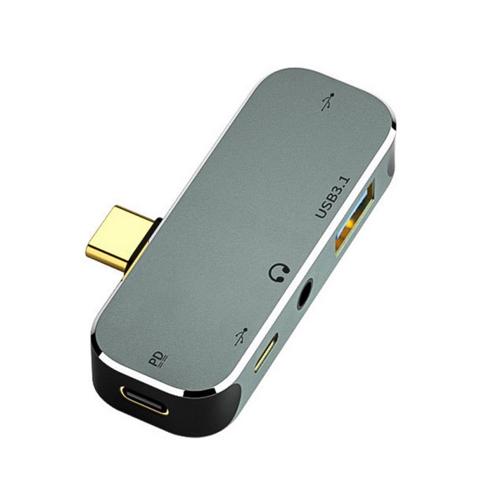 PC Type C 허브 3 55mm PD100W USB3 0USB2 0USB3 1 HD 호환 노트북 분배기