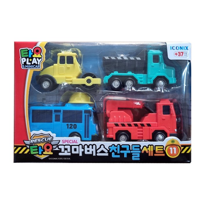 타요 스페셜 꼬마버스 친구들 세트 11탄 자동차 작동완구