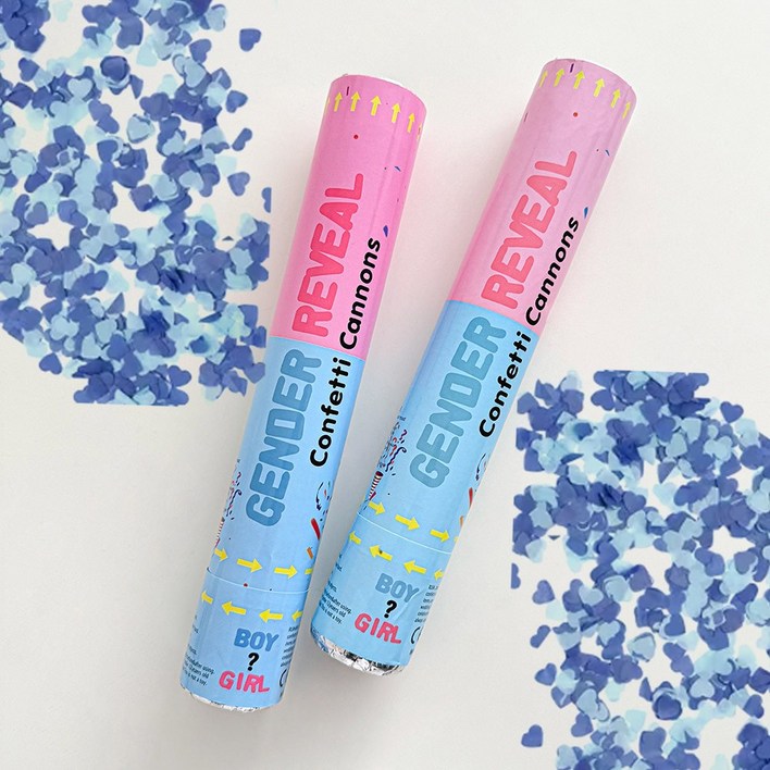 로나파티 젠더리빌 이벤트 컨페티 아기 성별 공개 풍선 베이비샤워 파티 소품