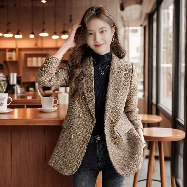 루스리더 여성 라인 루즈핏 블레이저 EZ68