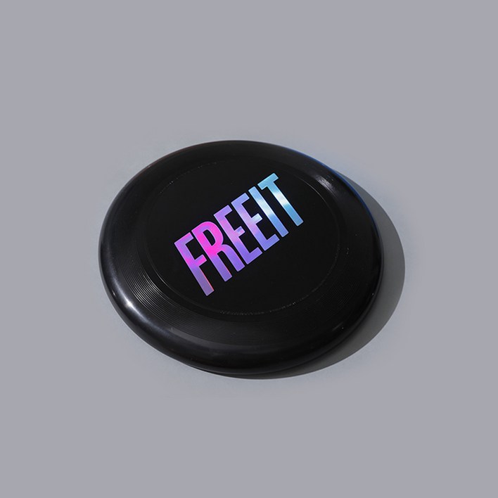 아이뉴 원반 강아지 소프트 플라잉 디스크 던지기 1개, 1개, 블랙